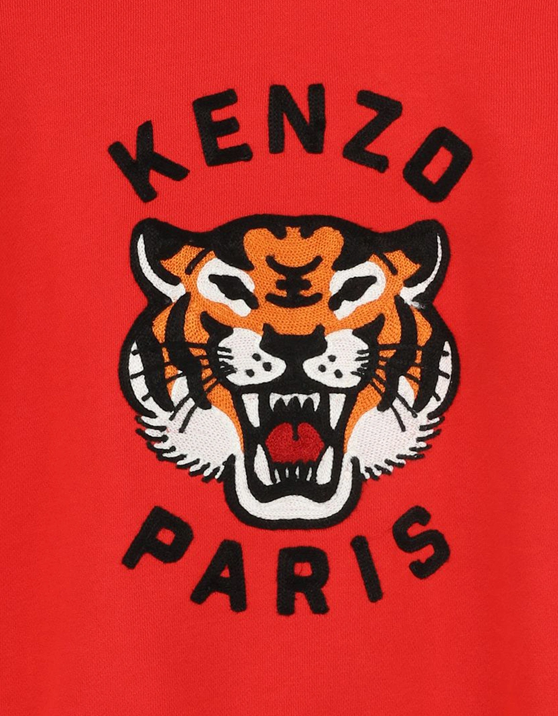 Boys Tiger Sweatshirt in Red