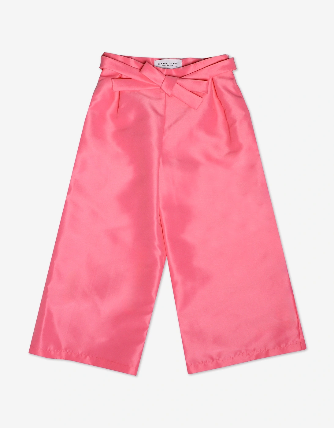 Mama Luma Girl's Mama Luma Girls Wide Leg Trousers in Pink
