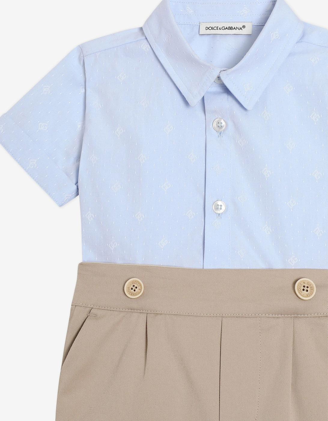 Baby Boys Romper in Blue