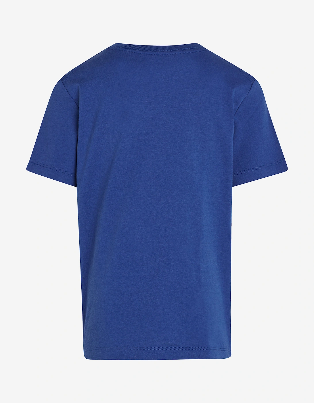 Kids Chest Monogram T-Shirt in Blue
