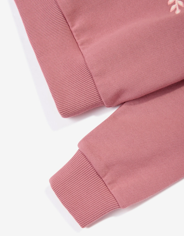 Girls Pegaso Logo Sweatshirt in Pink