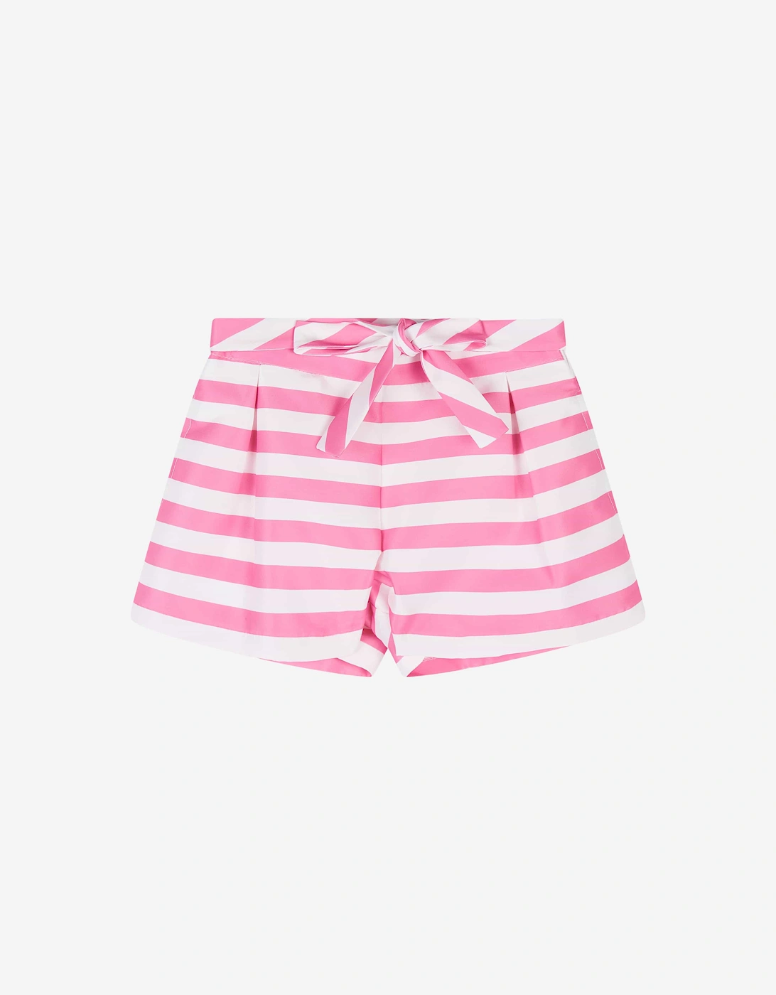 Girls Striped Mini Shorts in Pink, 7 of 6