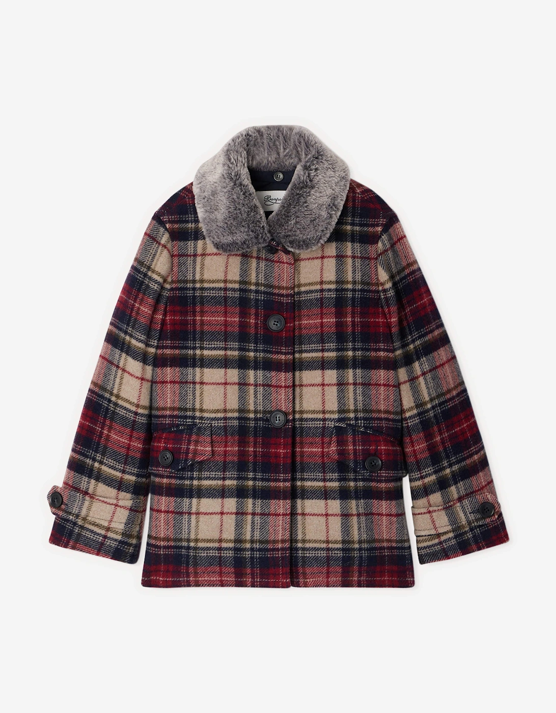 Girls Gigliola Coat in Multicolour, 5 of 4