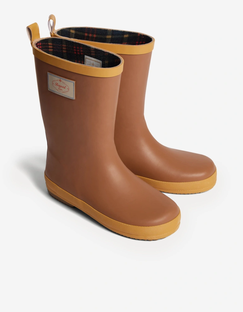 Girls Gilles Rain Boots in Brown