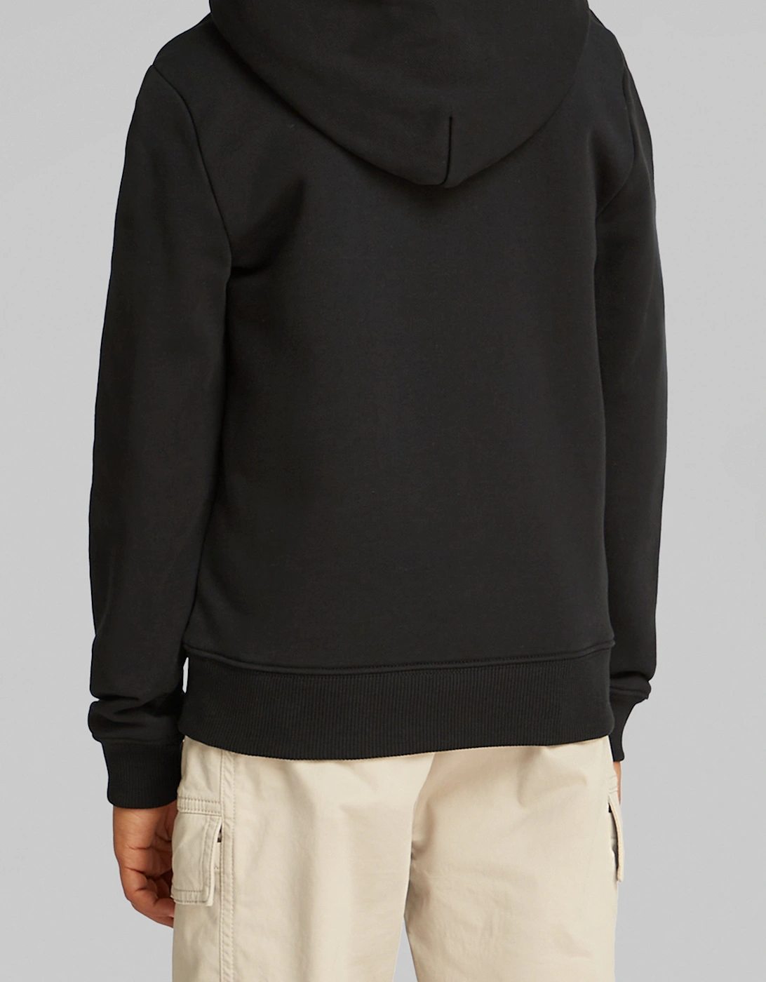 Kids Logo Regular Terry Hoodie in Black