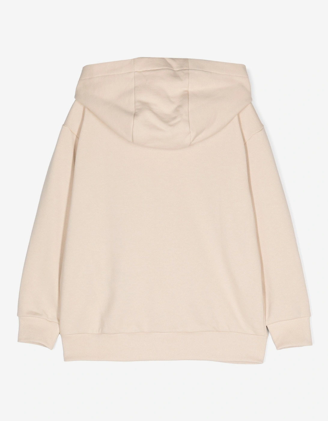 Kids Logo Zip Up Top in Beige