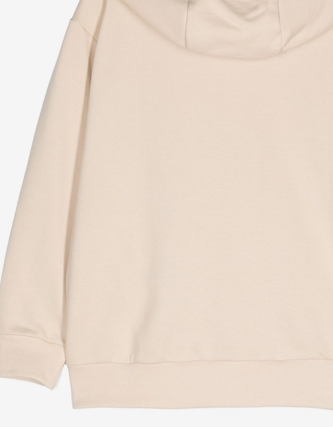 Kids Logo Zip Up Top in Beige