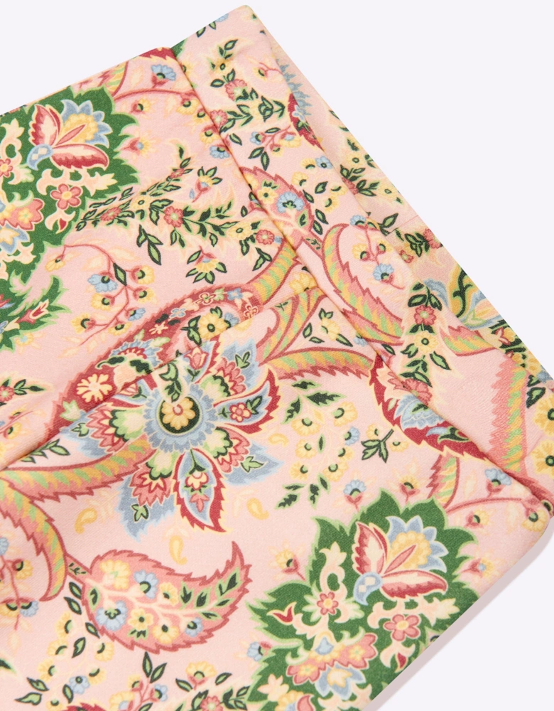 Girls Paisley Print Joggers in Multicolour