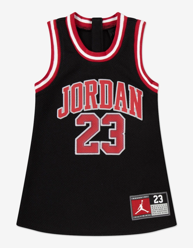Girls 23 Jersey Dress in Black