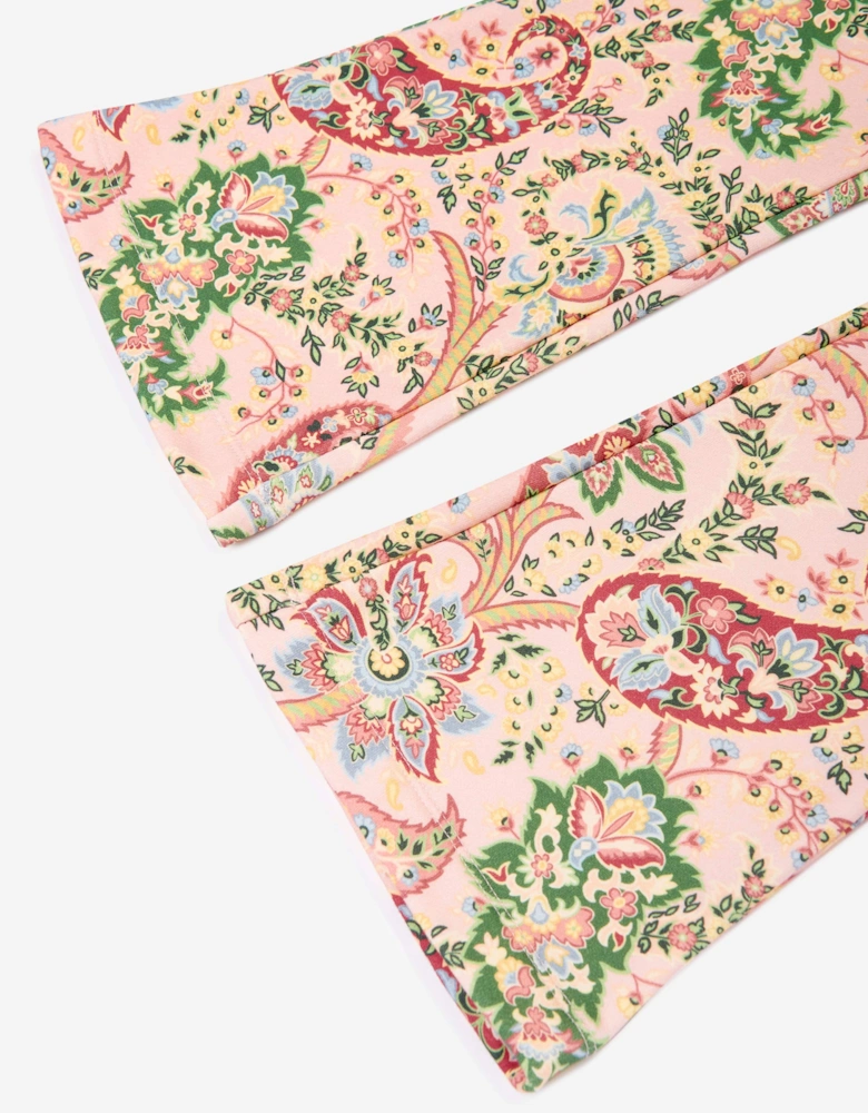 Girls Paisley Print Joggers in Multicolour
