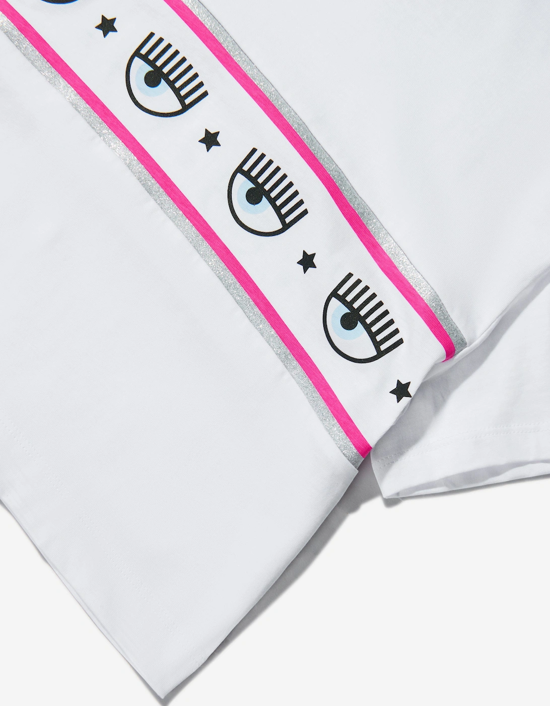 Girls Cotton Jersey Cropped Logo T-Shirt