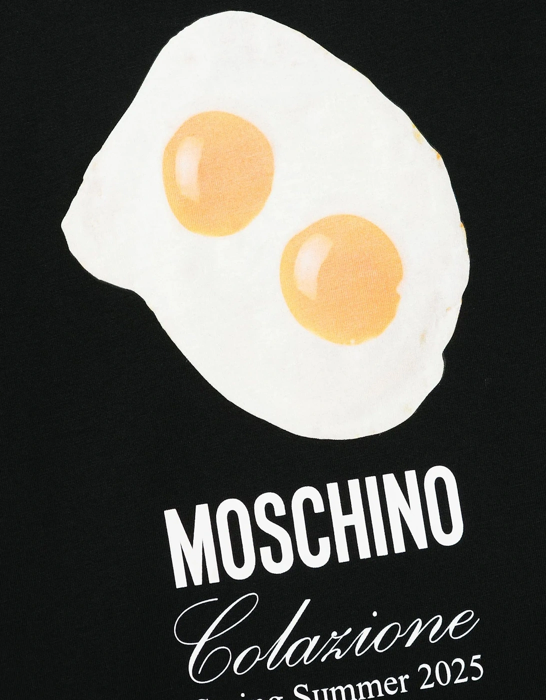 Kids Fried Egg Logo T-Shirt in Black