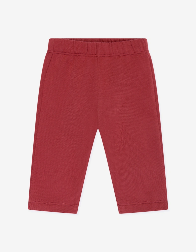 Baby Boys Pegaso Logo Joggers in Red