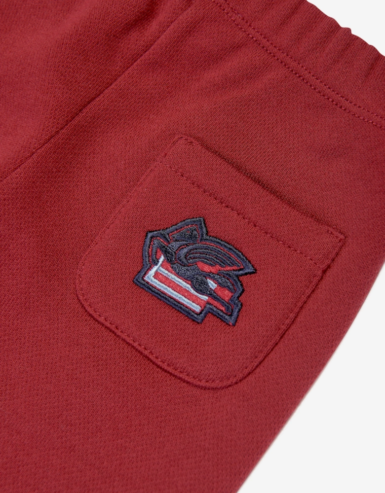 Baby Boys Pegaso Logo Joggers in Red