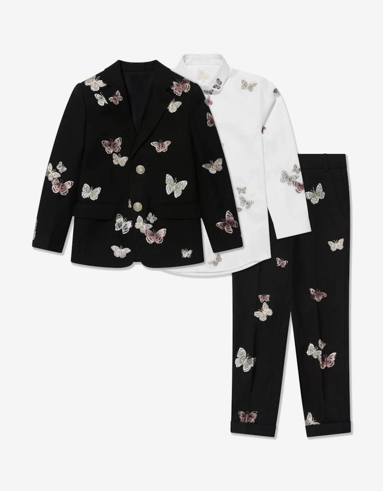 Boys Luca Suit in Black