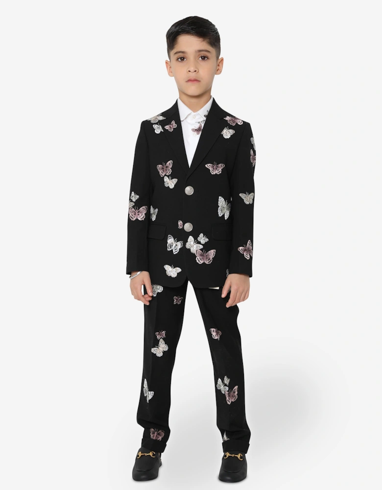 Boys Luca Suit in Black