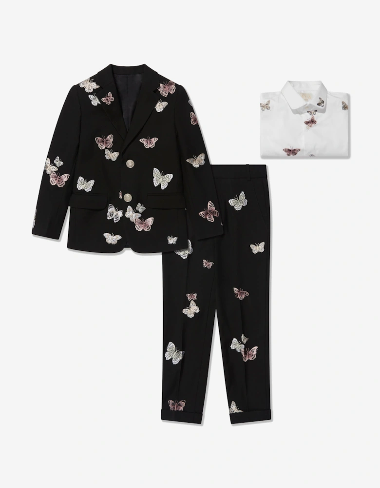Boys Luca Suit in Black