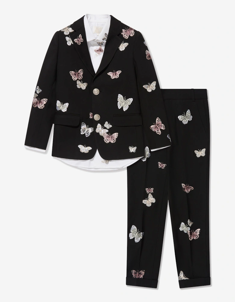 Boys Luca Suit in Black