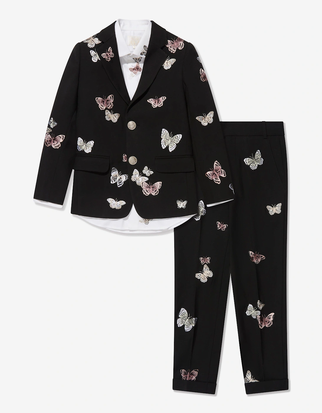 Boys Luca Suit in Black