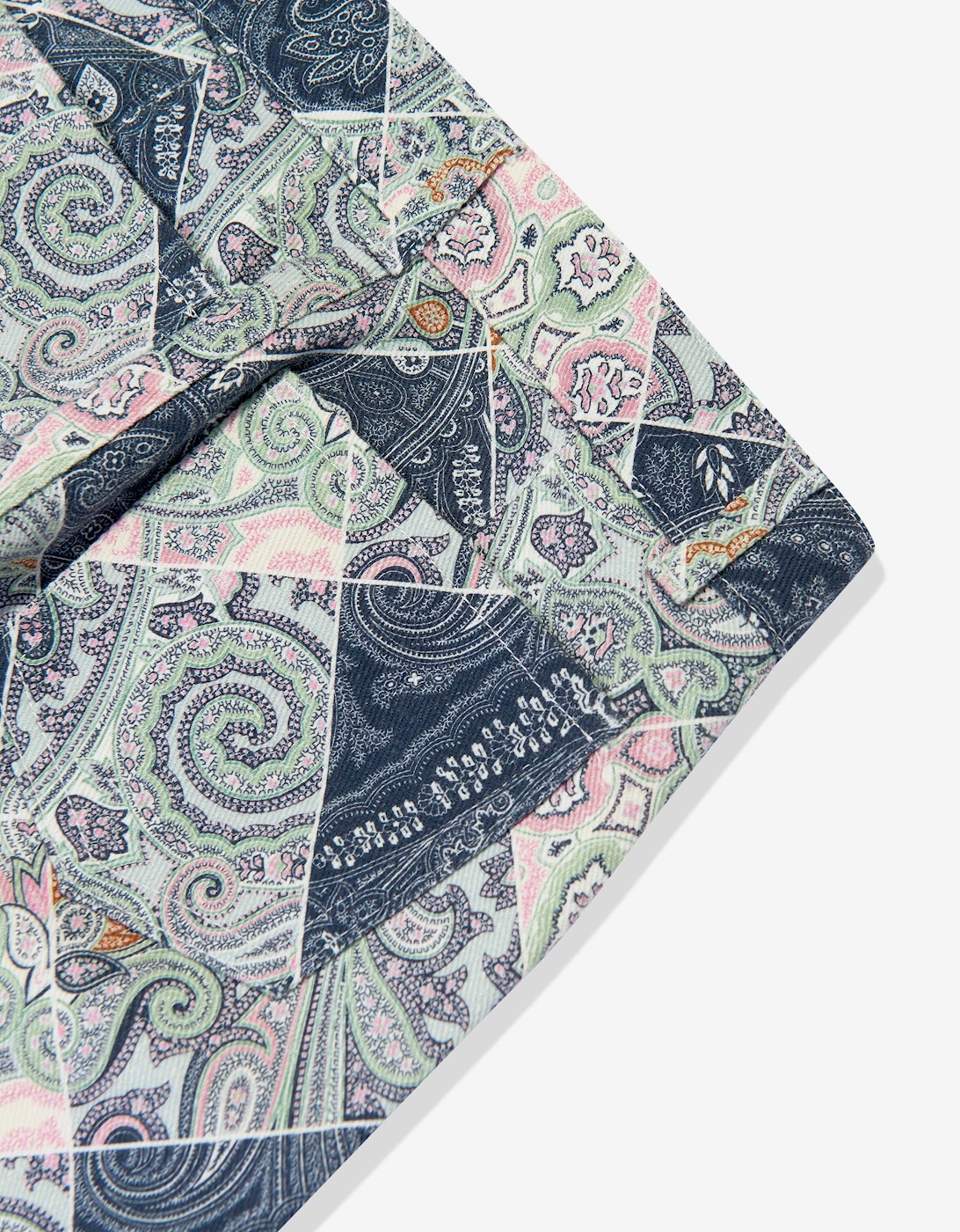Girls Paisley Trousers in Blue