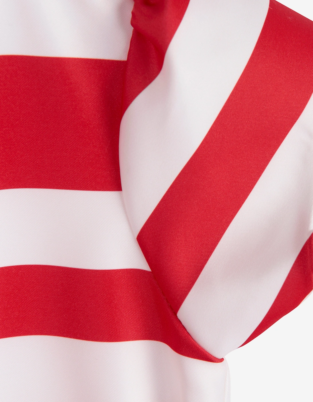 Girls Striped Classic Dress in Red