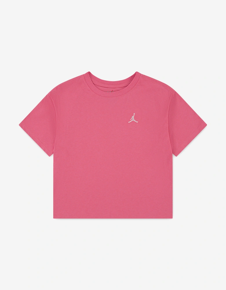 Girls MJ Brooklyn Essentials T-Shirt in Pink