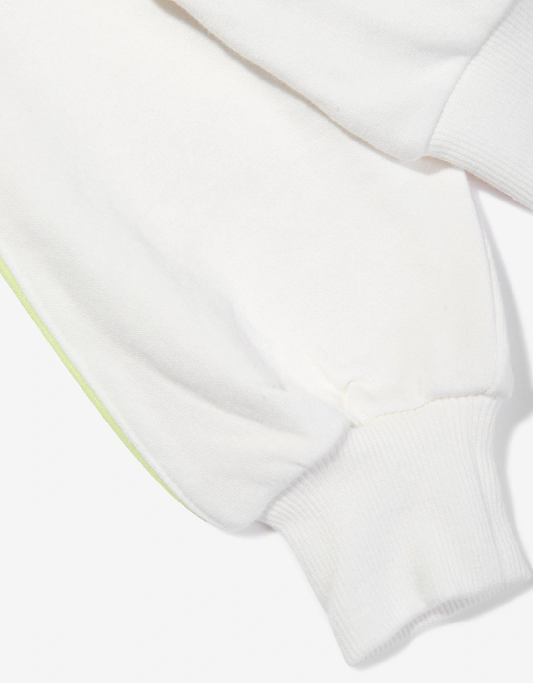 Girls Half Zip Boxy Utility Hoodie in Ivory