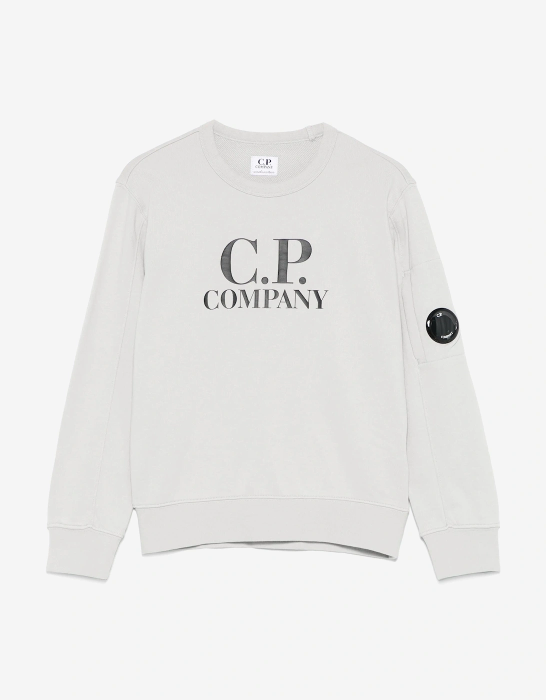 C.P. Company Boys Logo Sweatshirt in Grey, 5 of 4