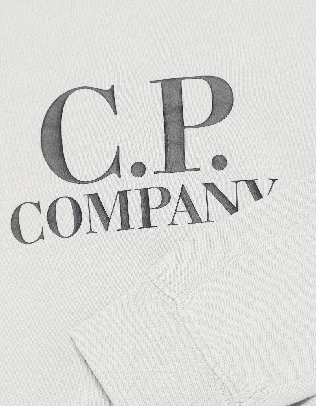C.P. Company Boys Logo Sweatshirt in Grey