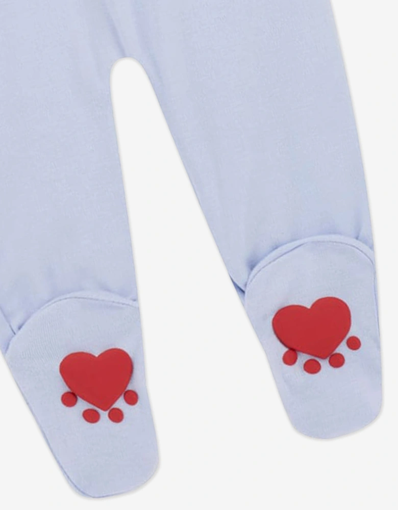 Baby Boys Teddy Bear Babygrow in Blue
