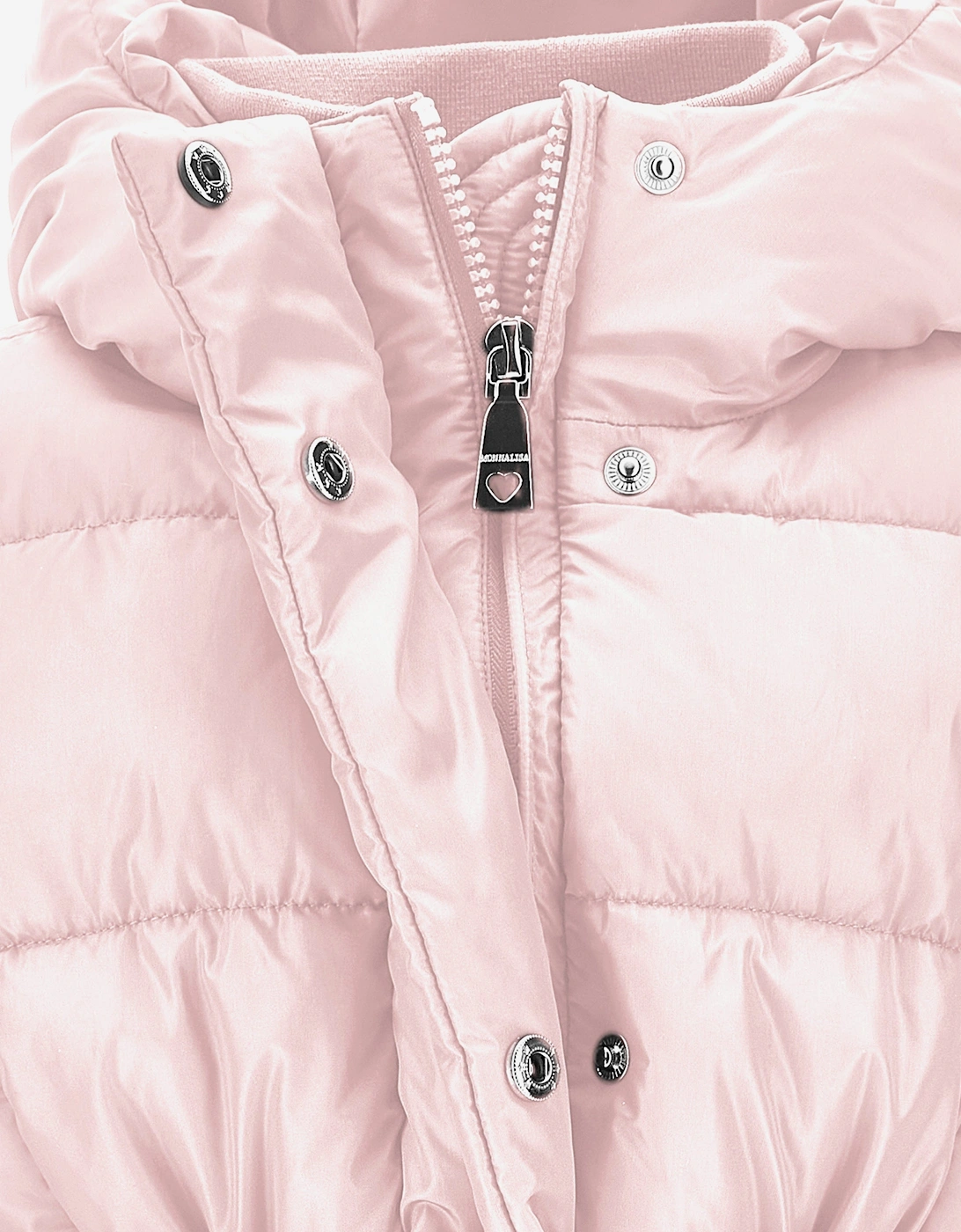 Girls Down Padded Puffer Coat in Pink