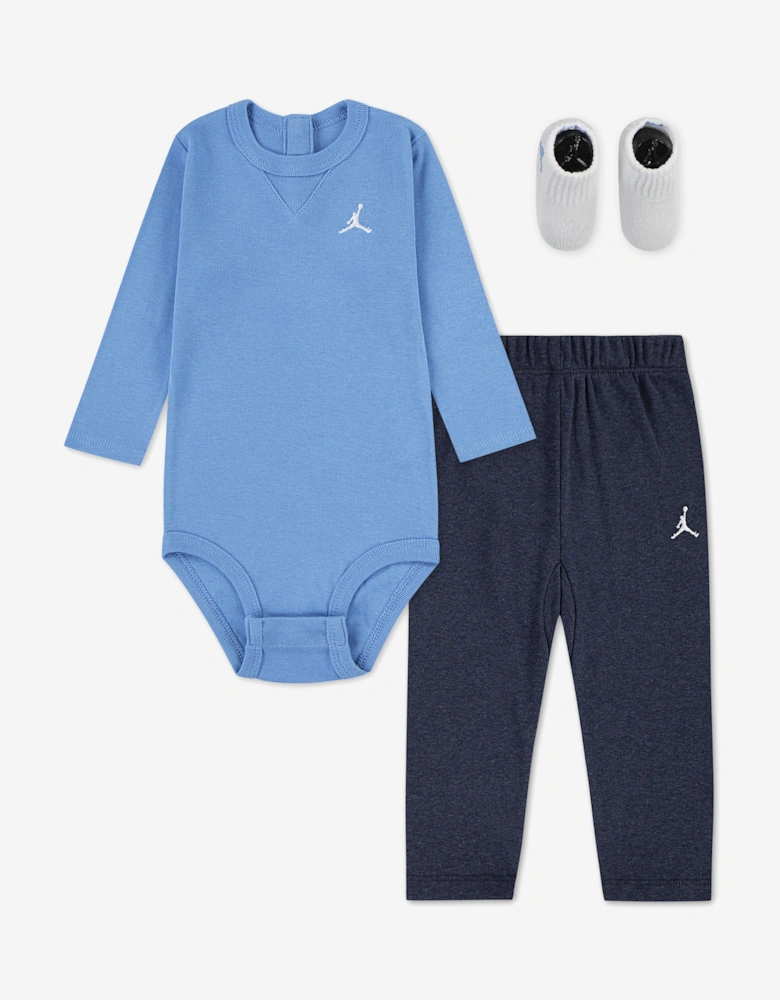 Baby Boys Essential Bodysuit Set in Blue