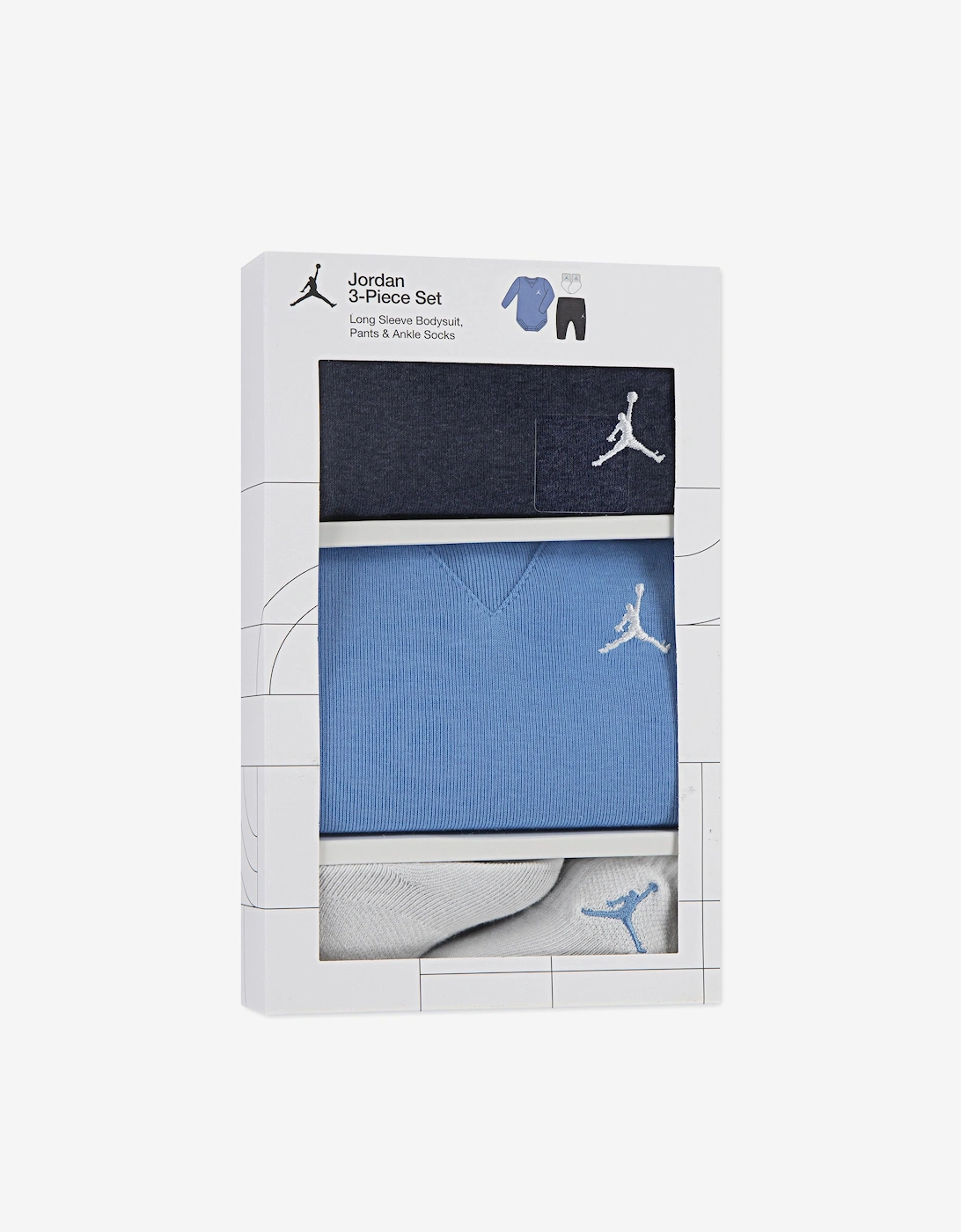 Baby Boys Essential Bodysuit Set in Blue