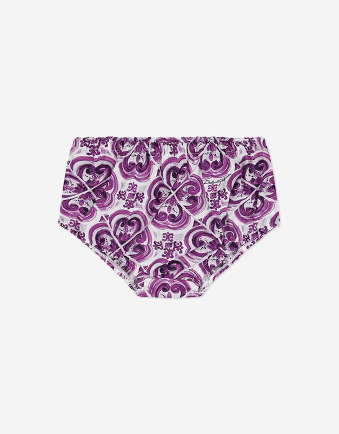 Baby Girls Majolica Dress with Knickers in Purple