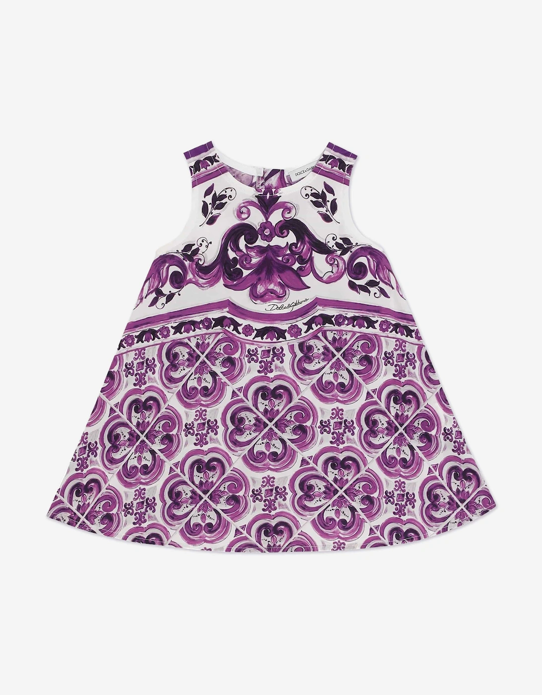 Baby Girls Majolica Dress with Knickers in Purple