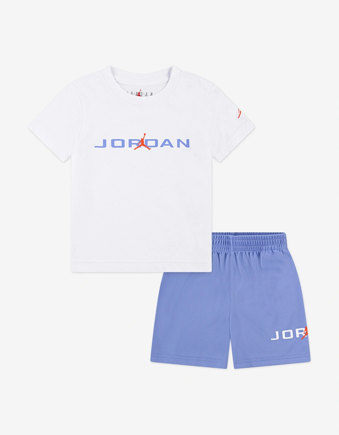 Jordan Kids MJ Baseline Mesh Short Set in Blue - Size: 5 years/6 years