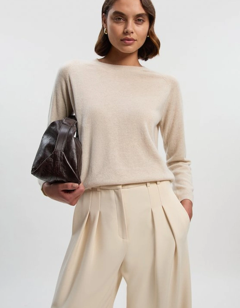 Cashmere Crew Neck Knitted Jumper