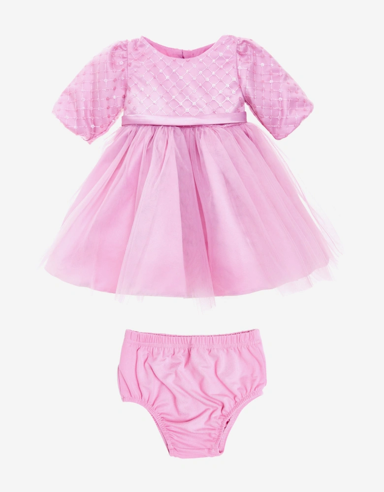 Baby Girls Royal Rose Dress in Pink