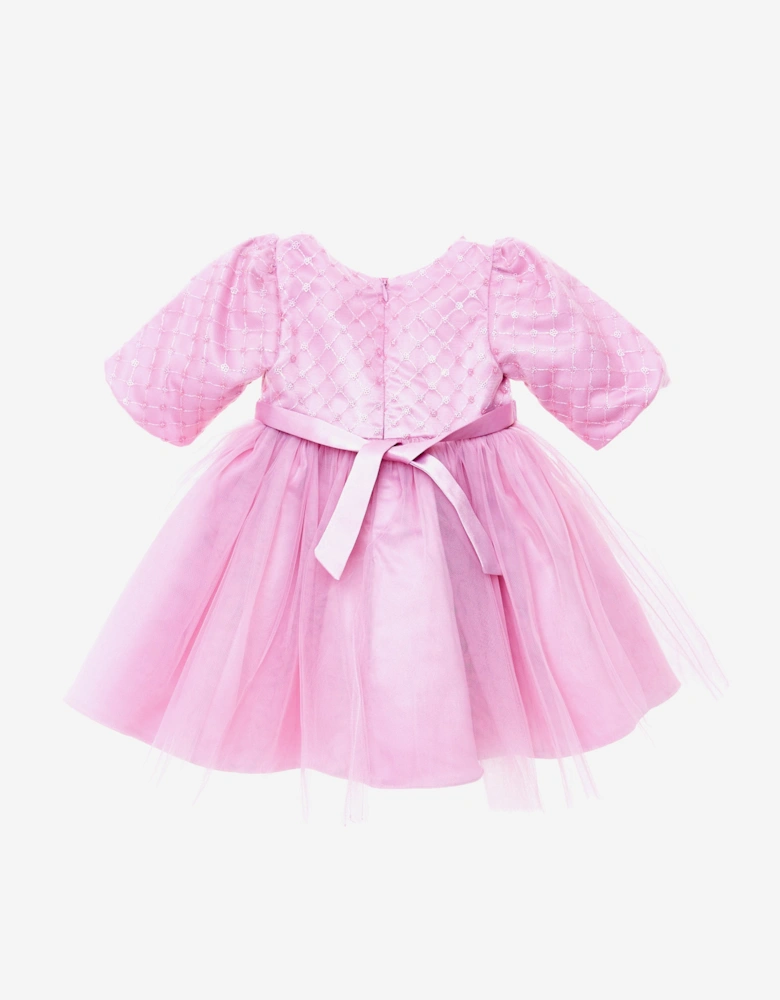Baby Girls Royal Rose Dress in Pink