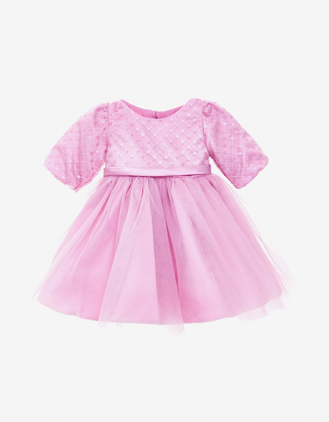 Baby Girls Royal Rose Dress in Pink