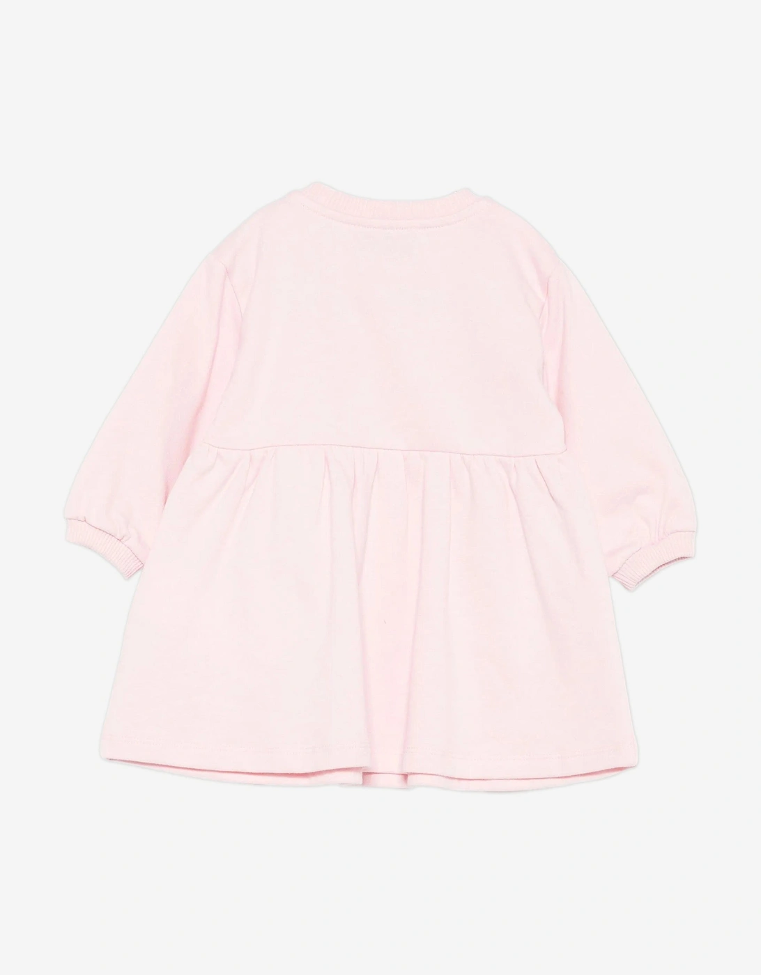 Baby Girls Teddy Bear Sweater Dress in Pink