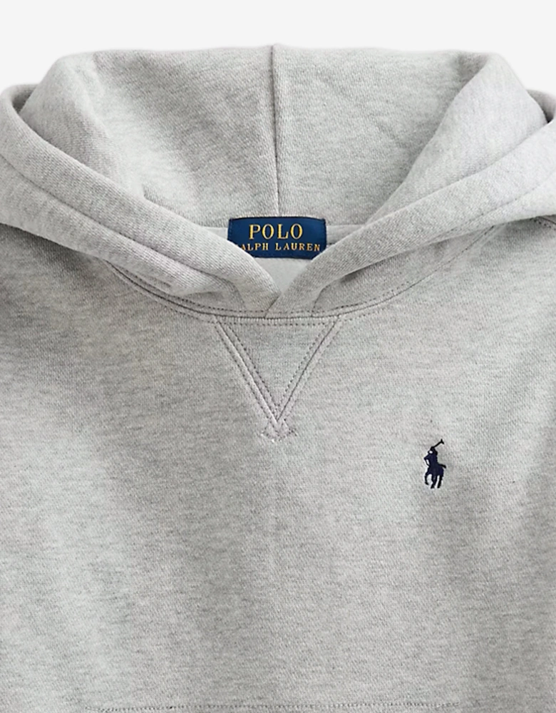 Boys Logo Hoodie in Grey