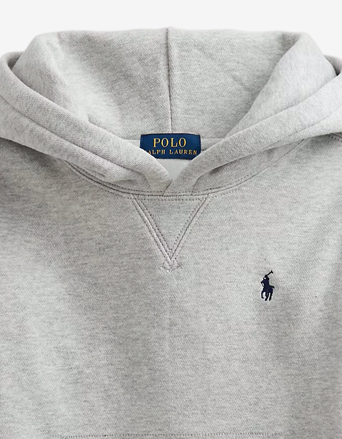 Boys Logo Hoodie in Grey