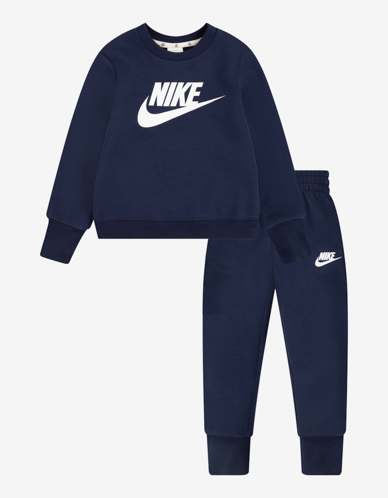 Boys Sustainable Tracksuit in Navy