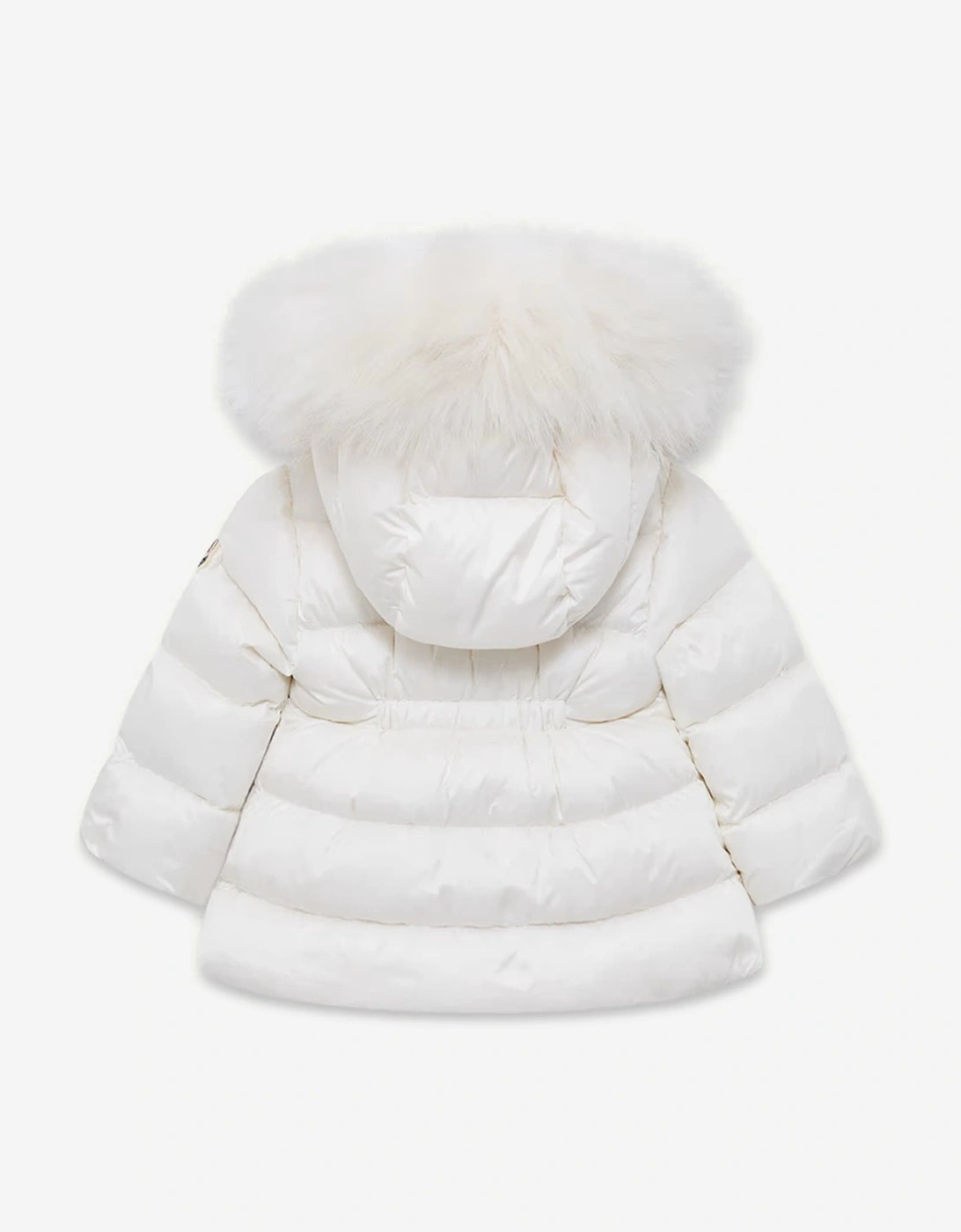 Baby Girls Down Padded Obie Jacket in Ivory