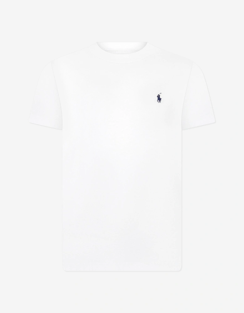 Boys Logo T-Shirt in White