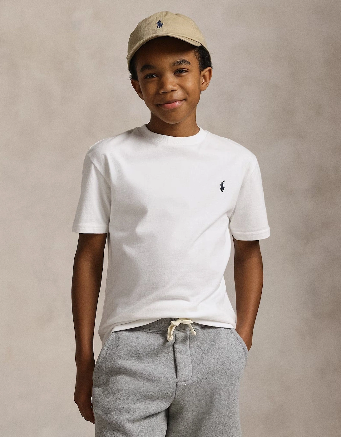 Boys Logo T-Shirt in White