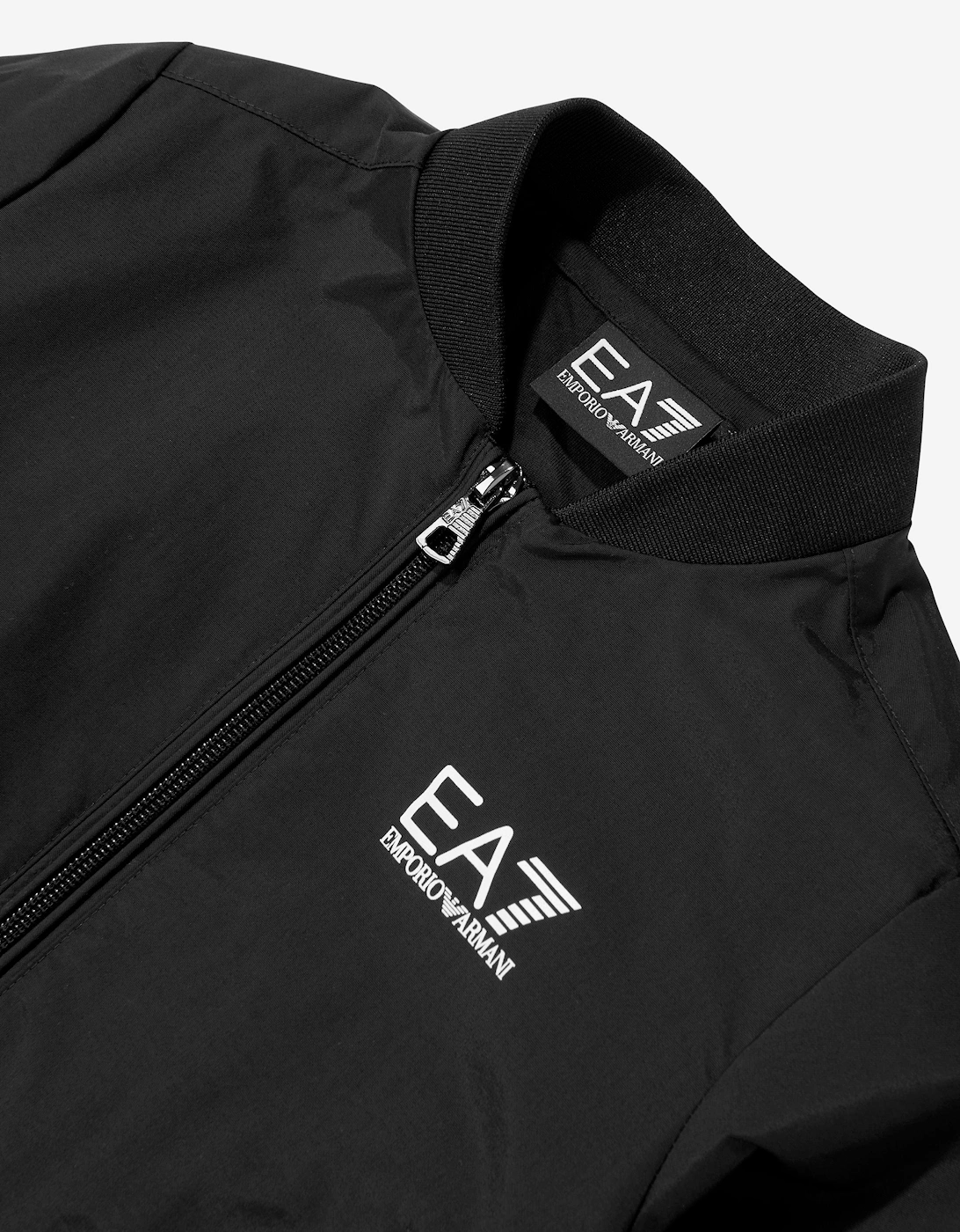 Boys Logo Bomber Jacket in Black
