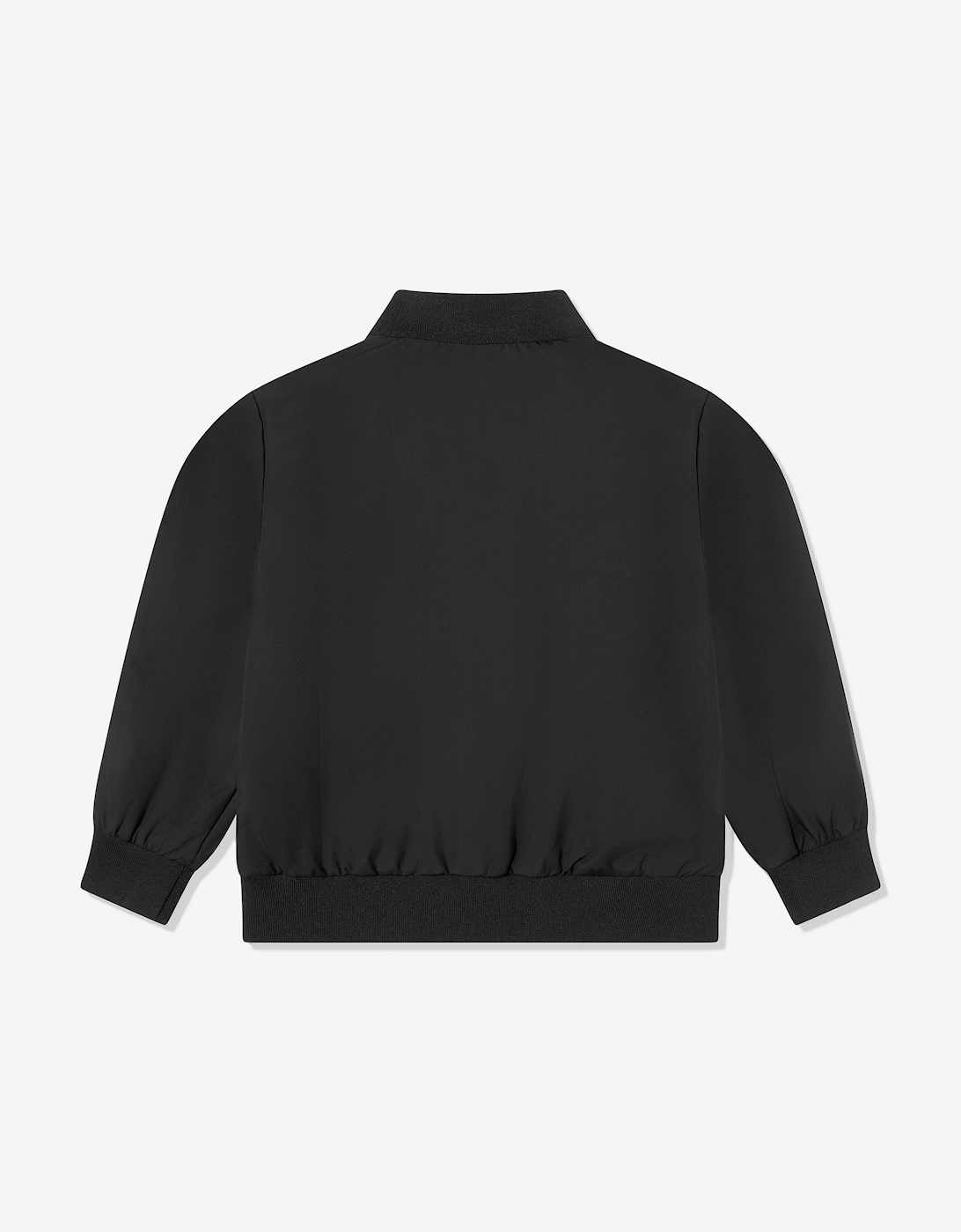 Boys Logo Bomber Jacket in Black