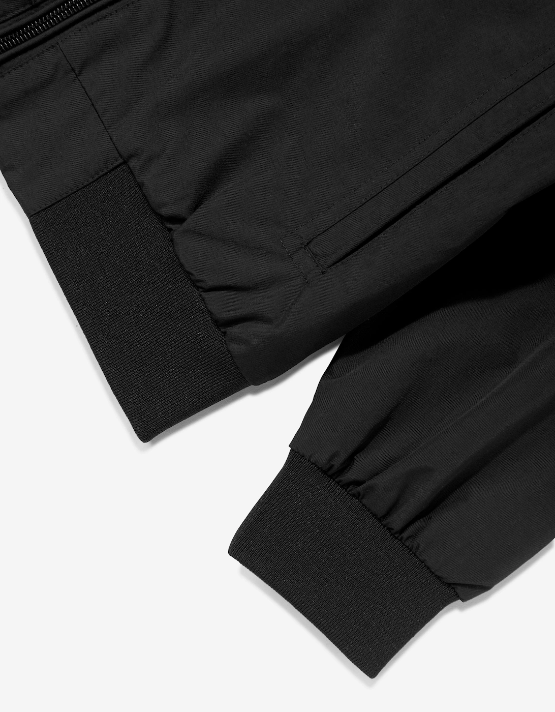 Boys Logo Bomber Jacket in Black